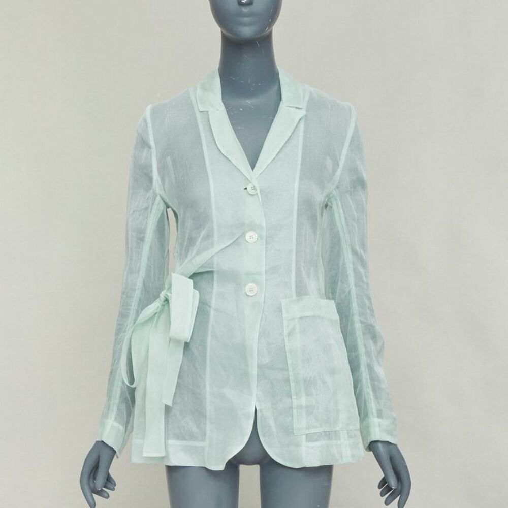 Cecilie Bahnsen Cotton Bow Blazer